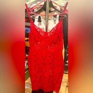 NWT - Red Lace Dress